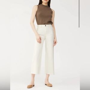 DL 1961 Hepburn Wide Leg High Rise Jeans ; Size 24